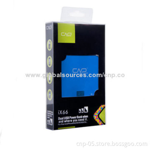 6,600mAh LCD Power Level Indicator, Anodized Aluminum Alloy Housing & High-glossy Finish on Edge